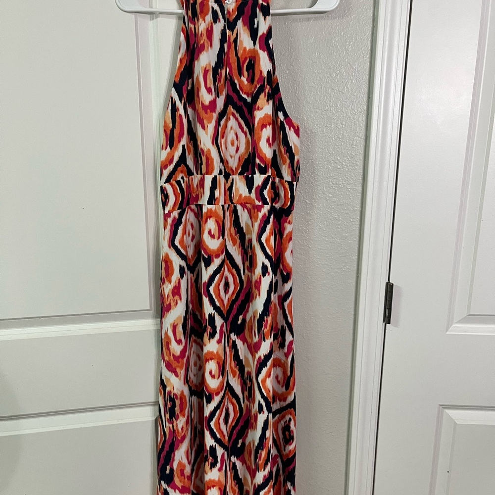 Ann Taylor Multicolor Sleeveless Dress